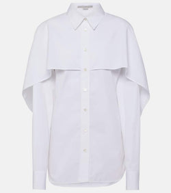 Stella McCartney Caped cotton blouse