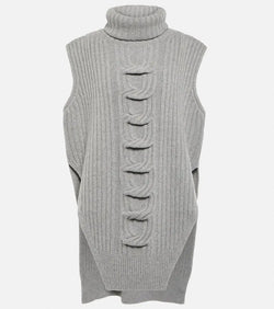 Stella McCartney Cashmere-blend turtleneck sweater