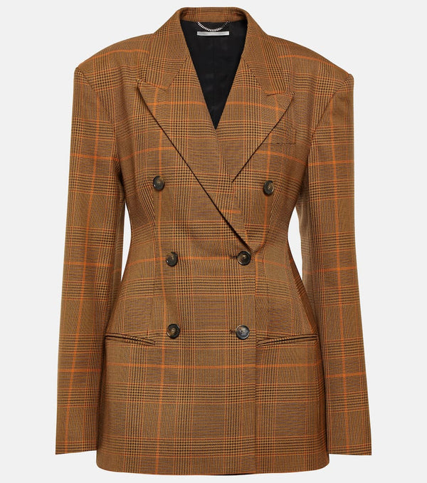 Stella McCartney Checked virgin wool blazer