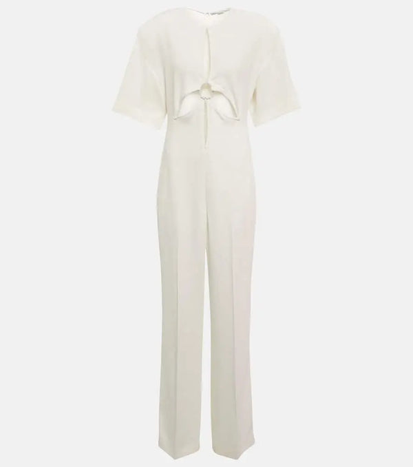 Stella McCartney Cut-out straight-leg jumpsuit | LYBSTORE