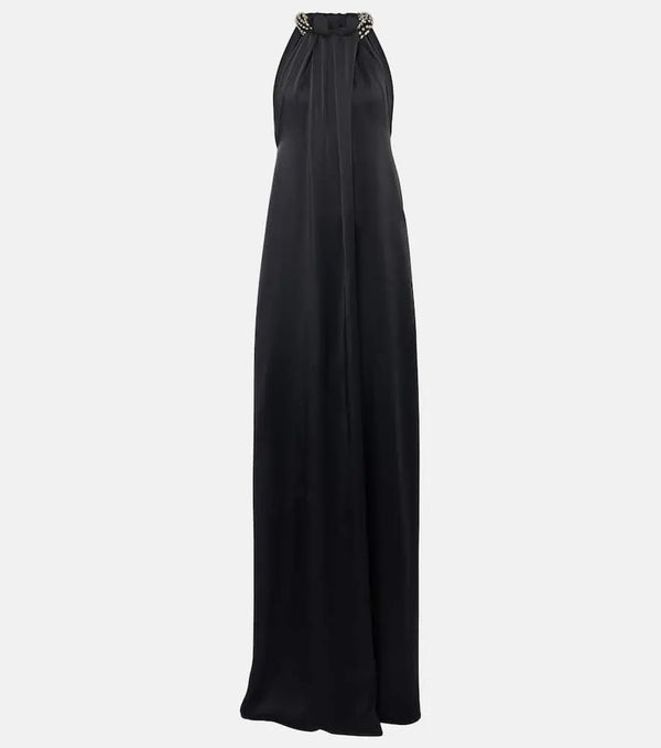 Stella McCartney Embroidered halterneck gown