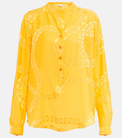 Stella McCartney Falabella jacquard shirt