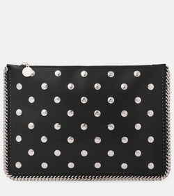 Stella McCartney Falabella studded clutch