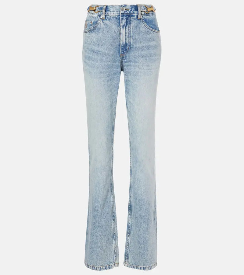 Stella McCartney High-rise slim jeans | LYBSTORE