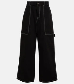 Stella McCartney High-rise wide-leg jeans | LYBSTORE