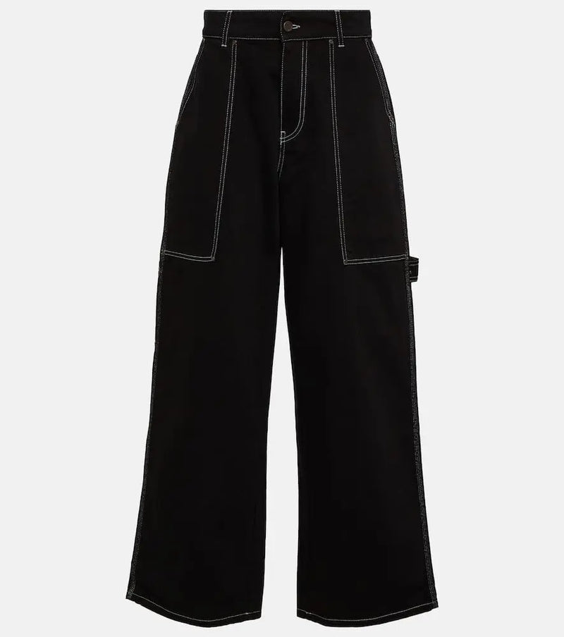 Stella McCartney High-rise wide-leg jeans | LYBSTORE