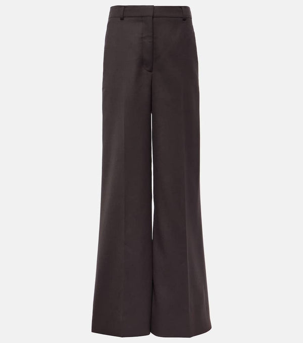 Stella McCartney High-rise wool wide-leg pants