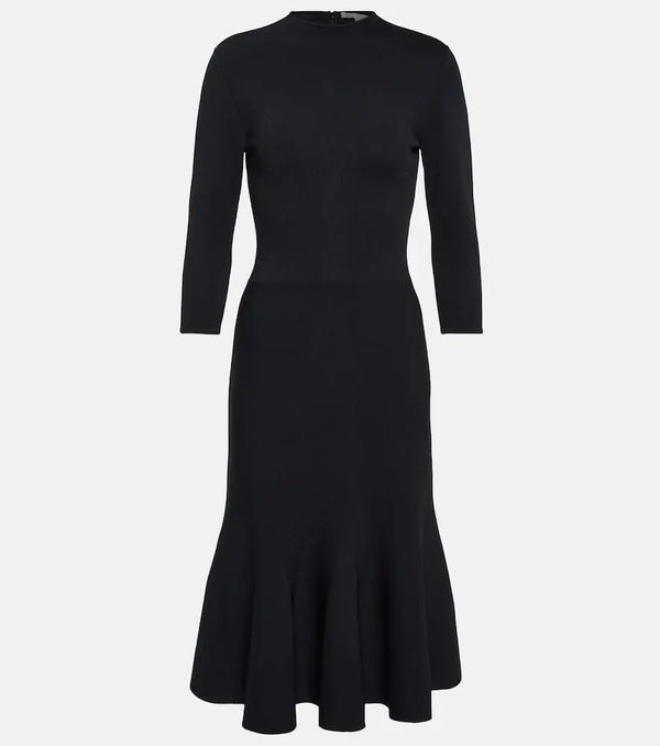 Stella McCartney Mockneck midi dress | LYBSTORE