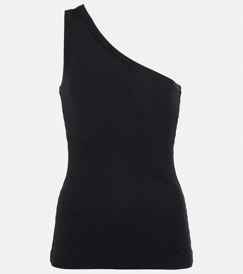 Stella McCartney One-shoulder ribbed top