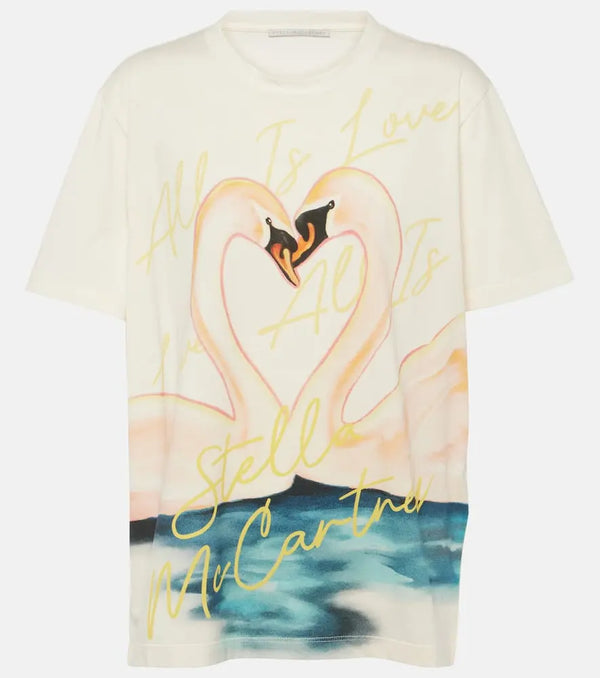 Stella McCartney Printed cotton jersey T-shirt