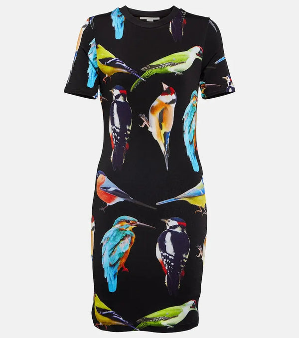 Stella McCartney Printed jersey T-shirt dress | LYBSTORE