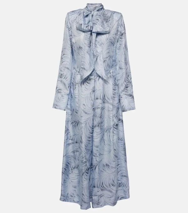 Stella McCartney Printed silk maxi dress | LYBSTORE