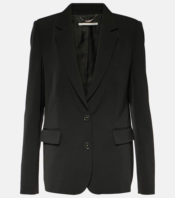 Stella McCartney Single-breasted wool blend blazer