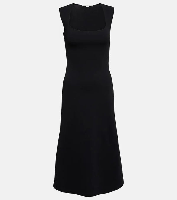 Stella McCartney Square-neck midi dress | LYBSTORE