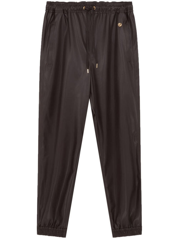 Stella Mccartney Faux Leather Joggers