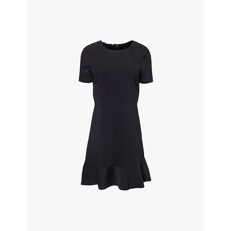 Womens Stella Mccartney Iconic round-neck short-sleeve stretch-woven midi dress