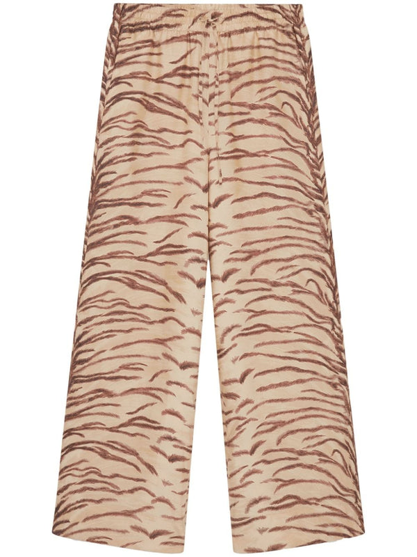 Stella Mccartney Printed Silk Trousers