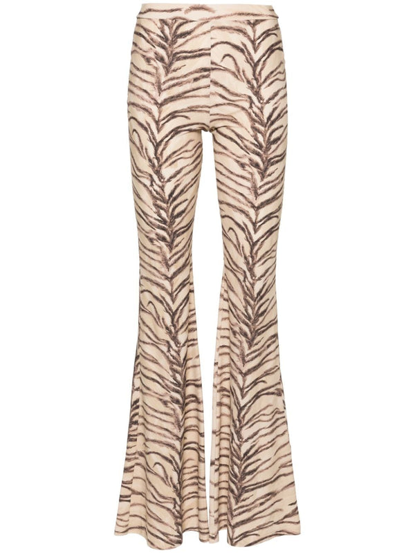 Stella Mccartney Tiger Print Nyon Trousers