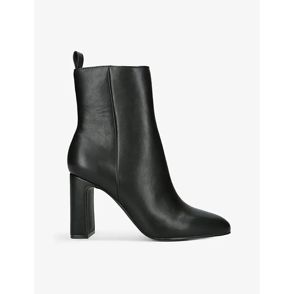 Steve Madden Adelisa pull-tab faux-leather heeled ankle boots | Steve Madden