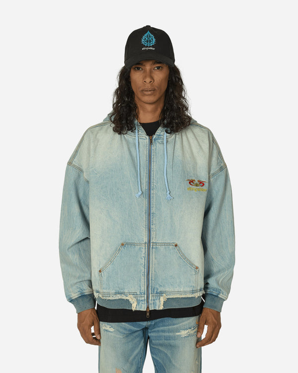 Stingwater Moses Bomber Hoodie Vintage Blue