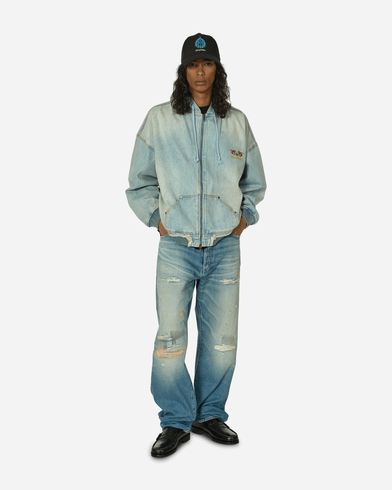 Stingwater Moses Bomber Hoodie Vintage Blue