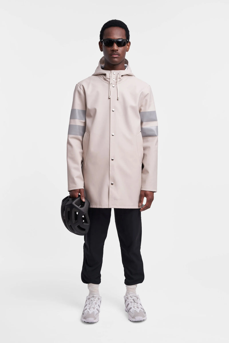 Stutterheim Stockholm Bike Raincoat Light Sand