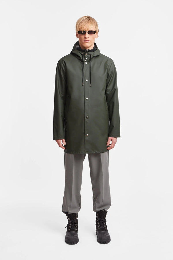 Stutterheim Stockholm Lightweight Raincoat Green