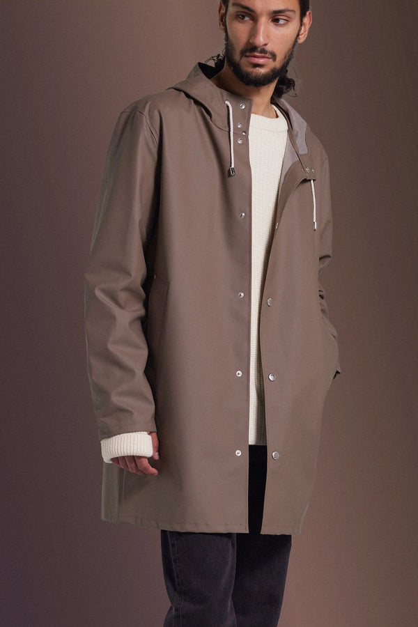 Stutterheim Stockholm Lightweight Raincoat Mole