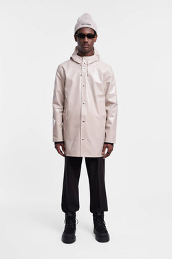 Stutterheim Stockholm Opal Raincoat Light Sand