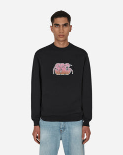 Stockholm (Surfboard) Club Printed Crewneck Sweatshirt Black