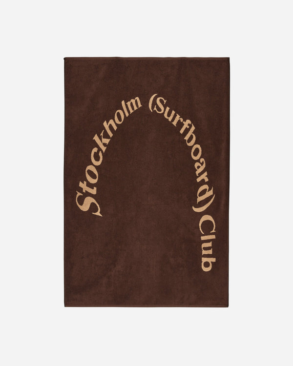 Stockholm (Surfboard) Club Arch Logo Towel Brown