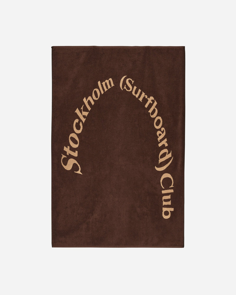 Stockholm (Surfboard) Club Arch Logo Towel Brown