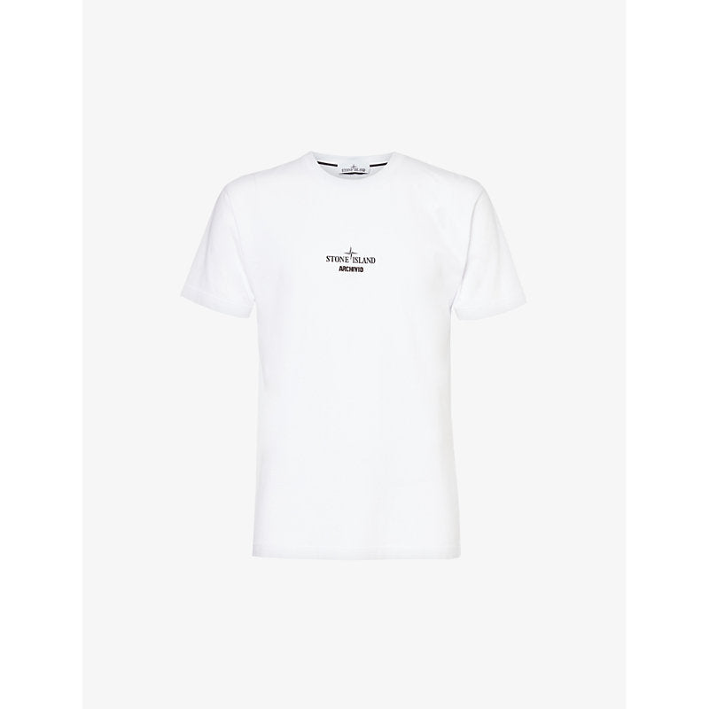  Stone Island Archivo graphic-print cotton-jersey T-shirt