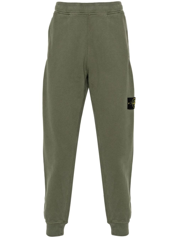 Stone Island Logo Cotton Sweatpants