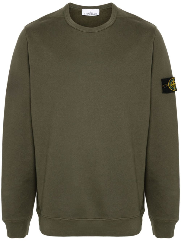 Stone Island Logo Cotton Sweatshirt