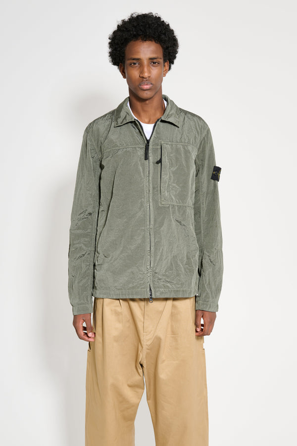 Stone Island Zip Overshirt Musk