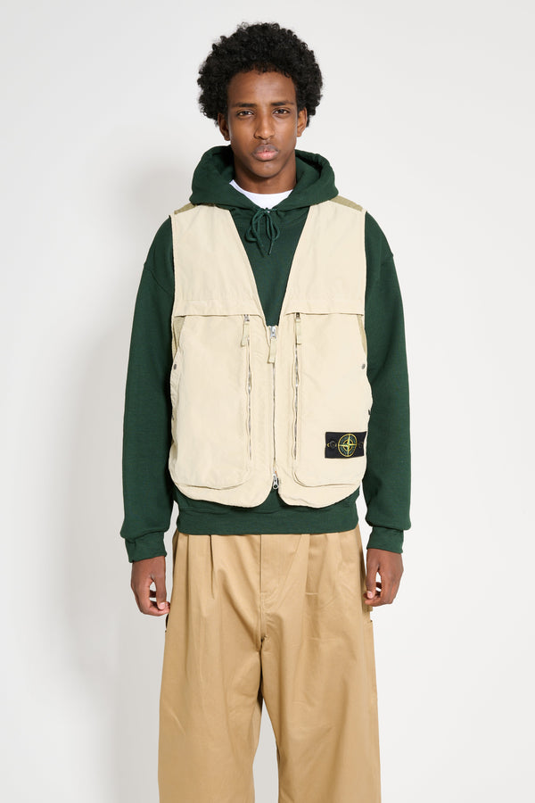 Stone Island Zip Vest Plaster