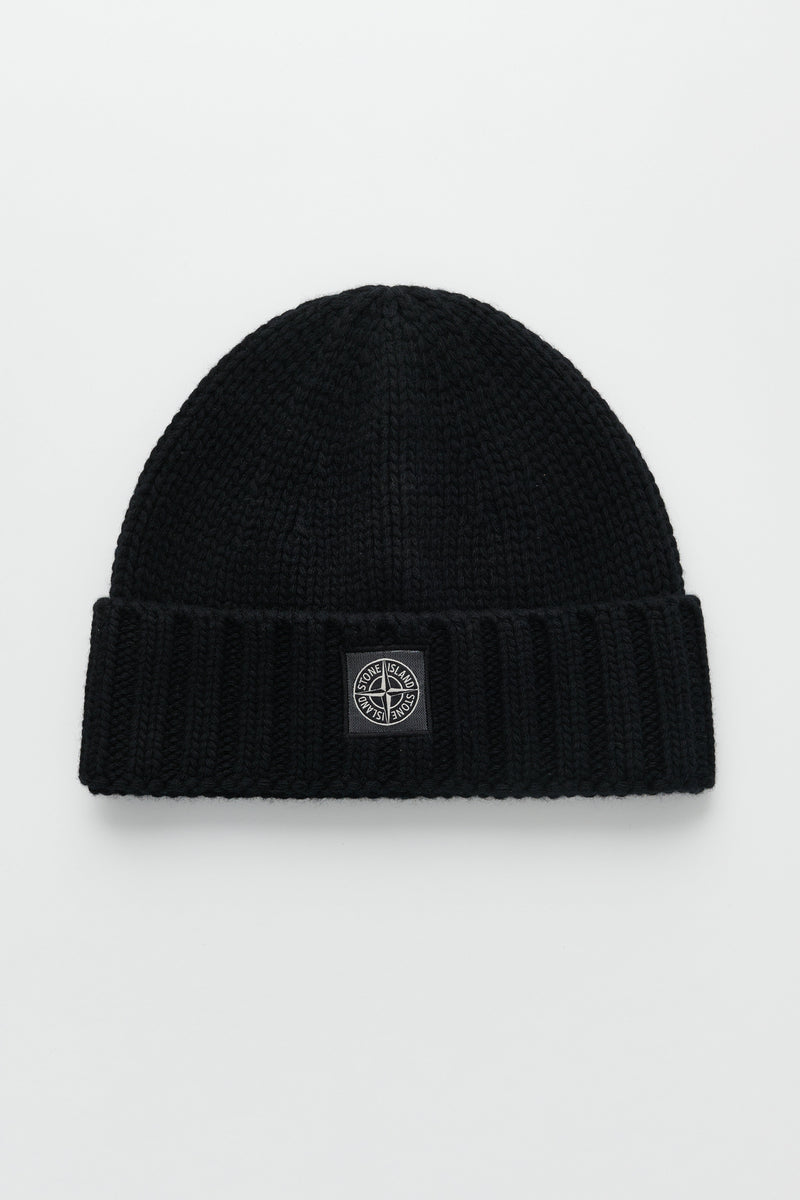 Stone Island Knitted Beanie Black