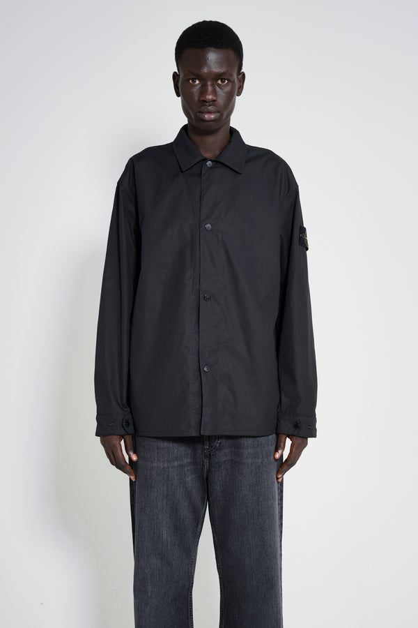 Stone Island Button Shirt Black