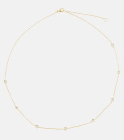 Stone and Strand Diamonds By The Dozen 10kt gold necklace with diamonds