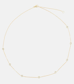 Stone and Strand Diamonds By The Dozen 10kt gold necklace with diamonds