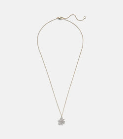 Stone and Strand Magnolia 14kt gold necklace with diamonds | LYBSTORE