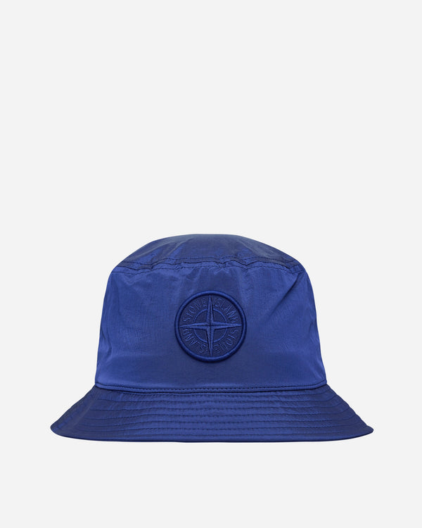 Stone Island Nylon Metal Bucket Hat Bright Blue