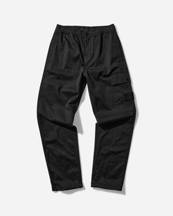 Stone Island Ghost Stretch Cotton Wool Satin Cargo Pants Black