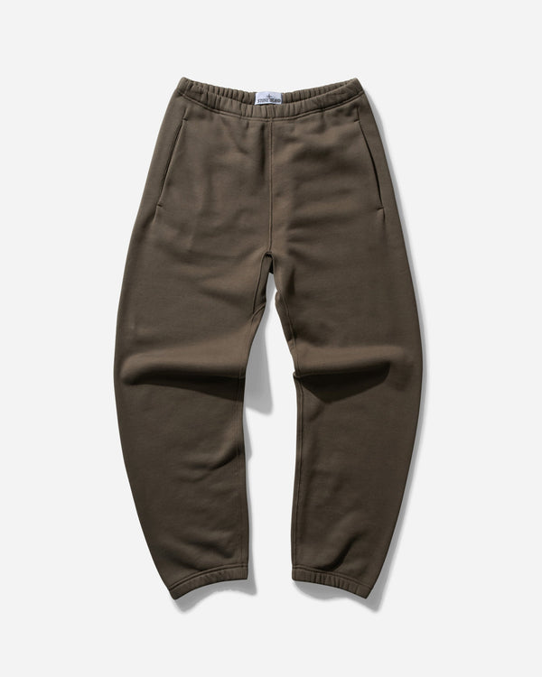 Stone Island Marina Cotton Fleece Jogging Pants Walnut Brown