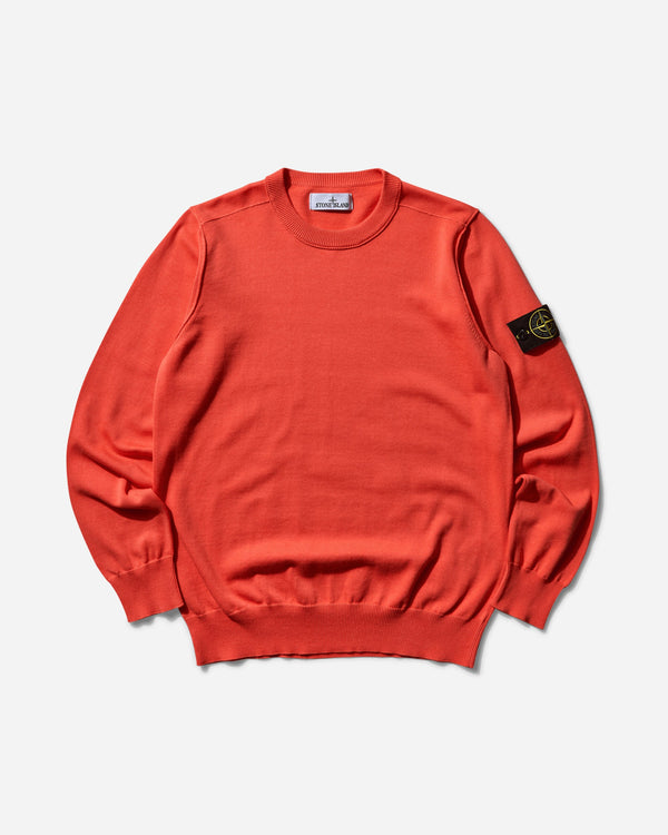 Stone Island Men s Garment Dyed Crewneck Sweatshirt Papaya