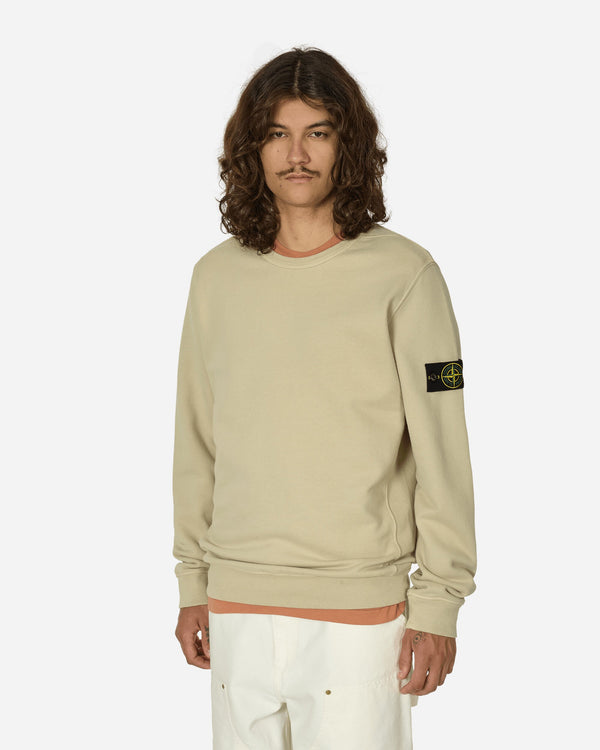 Stone Island Garment Dyed Crewneck Sweatshirt Plaster