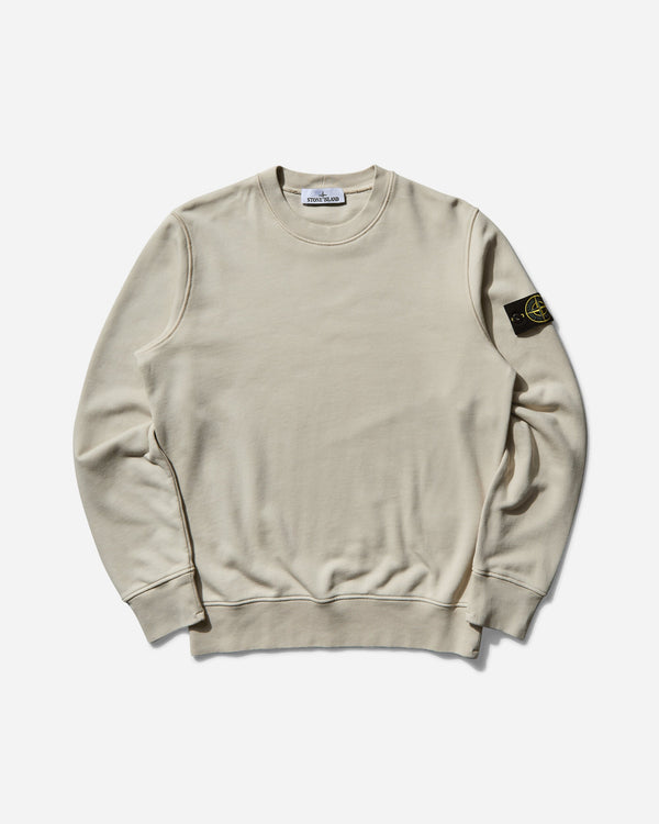 Stone Island Men s Garment Dyed Crewneck Sweatshirt Sand