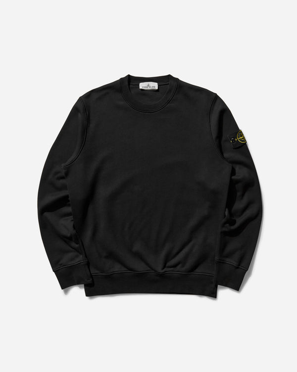 Stone Island Men s Garment Dyed Crewneck Sweatshirt Black