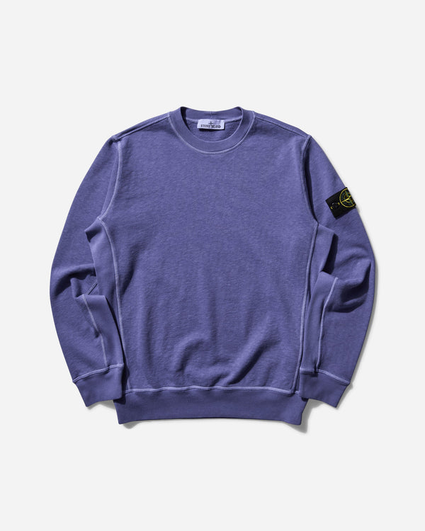 Stone Island Garment Dyed Crewneck Sweatshirt Lavender